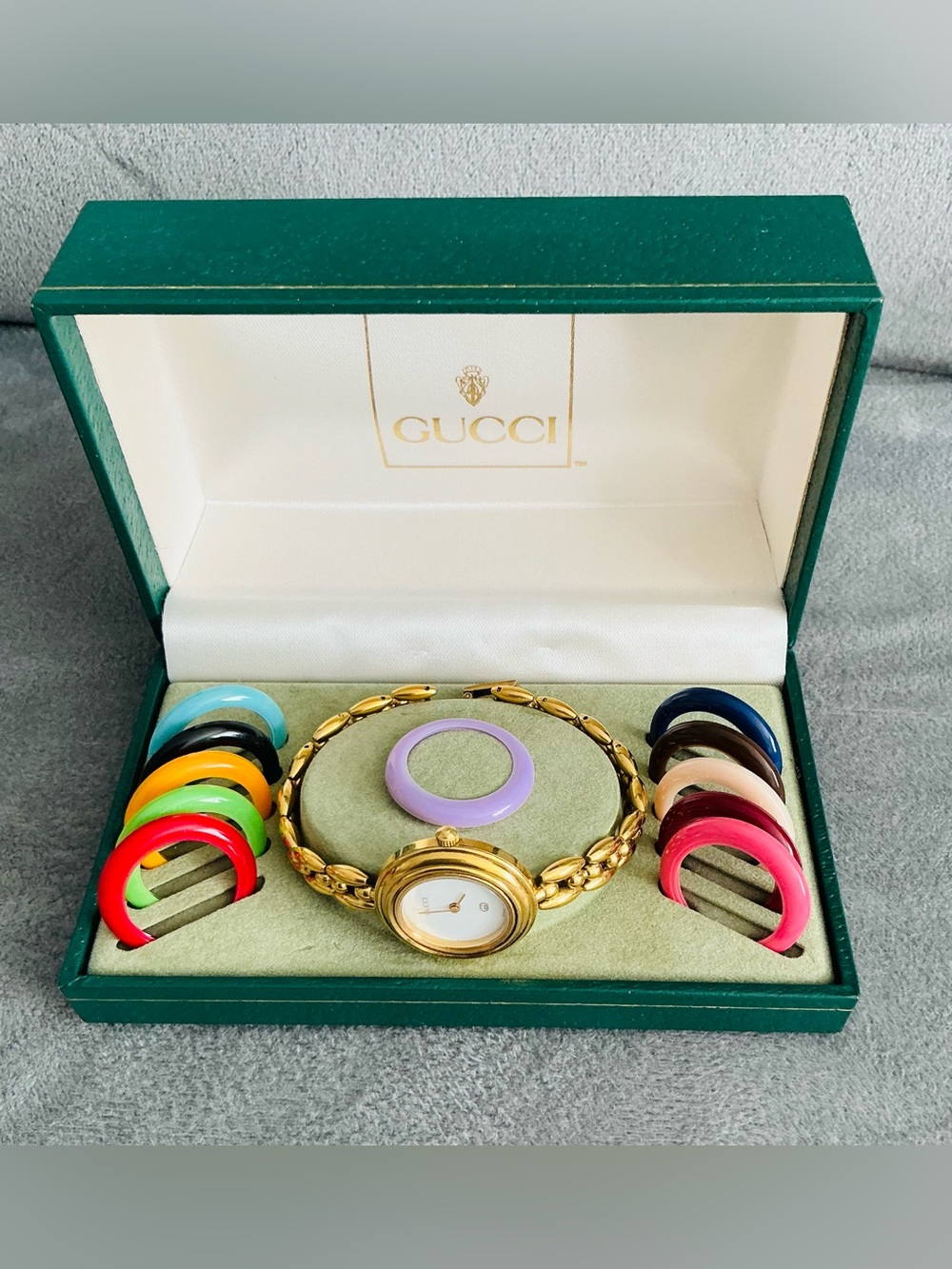 GUCCI DRESSY CHAIN BRACELET watch set🔥🔥🔥